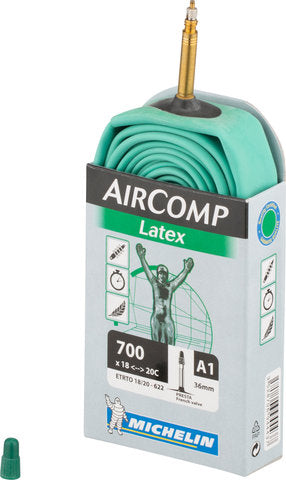 Load image into Gallery viewer, Michelin a1 aircomp latex road inner tube for 28 tyres