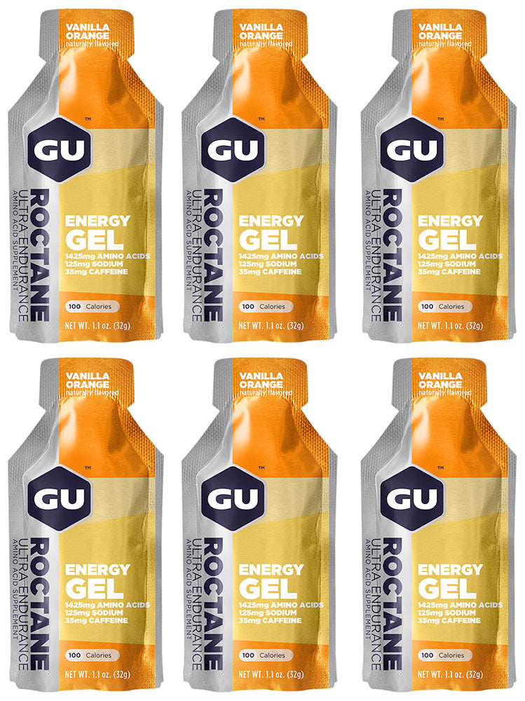Load image into Gallery viewer, Gu roctane energy gel (contains caffeine) 6x32g