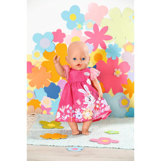 Afbeelding laden in galerijviewer, Baby born dress flowers 43 cm | 2 stuks