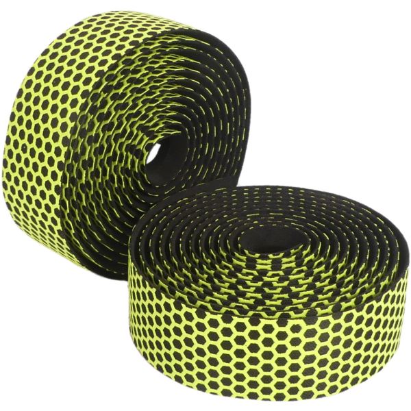 Load image into Gallery viewer, Edge stuurlint silicon anti-slip - geel (2 stuks in een doos)