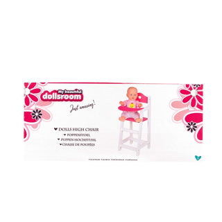 Load image into Gallery viewer, My beautiful dolls room my beautif poppenstoel - poppenkamer voor poppen - wit 22 x 27 x 53 cm