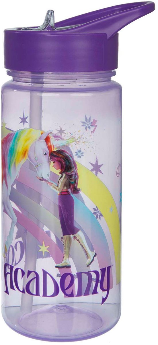 Load image into Gallery viewer, Undercover unicorn academy drinkbeker 500ml eenhoorn regenboog design.