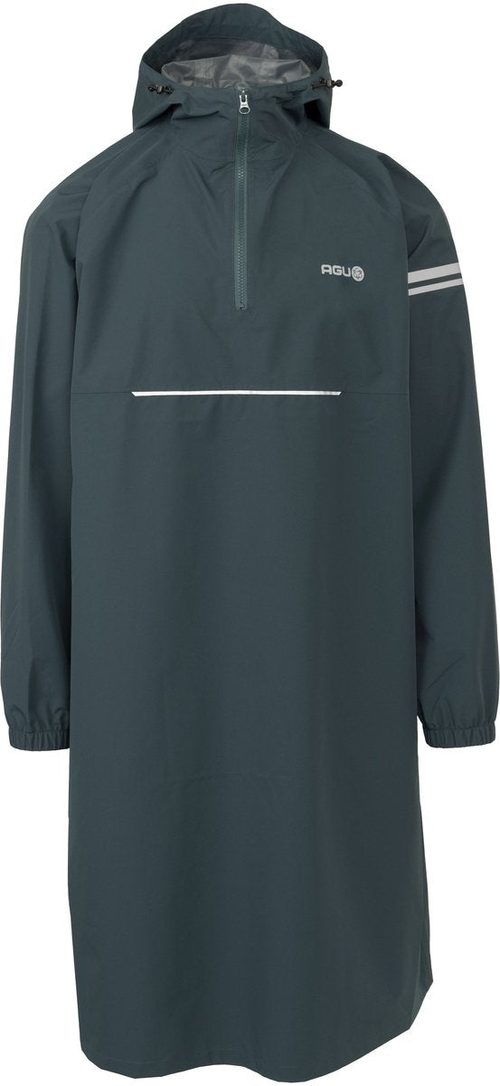 Load image into Gallery viewer, Agu lange mouw regen poncho deep sea green