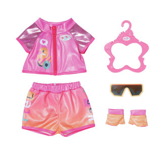 Load image into Gallery viewer, Baby born bike trike outfit 43cm | 2 stuks