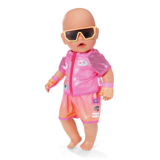 Load image into Gallery viewer, Baby born bike trike outfit 43cm | 2 stuks