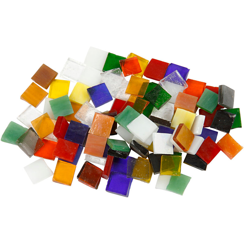 Afbeelding laden in galerijviewer, Https: www.cchobby.nl glas-mozaiek-tegels-afm-10x10-mm-dikte-3-mm-ca-700-stuk-454-gr-1-doos