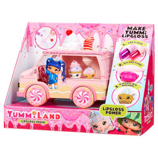 Load image into Gallery viewer, Yummiland lipgloss truck - maak yummi lipgloss - poppenauto