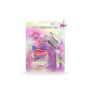 Afbeelding laden in galerijviewer, Dream pop mini backpack set unicorn | 4 stuks