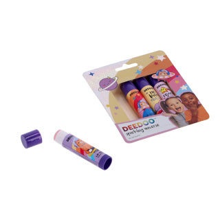 Afbeelding laden in galerijviewer, Deedoo kids lip balm positive vibes 4 stuks | 4 stuks