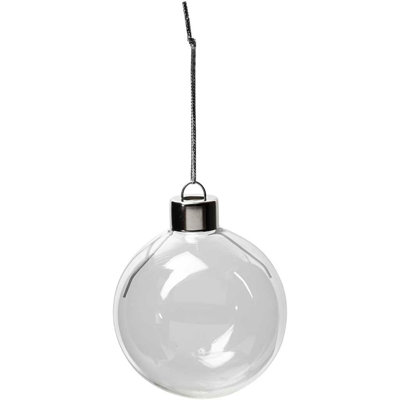 Afbeelding laden in galerijviewer, Https: www.cchobby.nl glazen-ornamenten-h-6-9-cm-d-5-9-cm-transparant-8-stuk-1-doos
