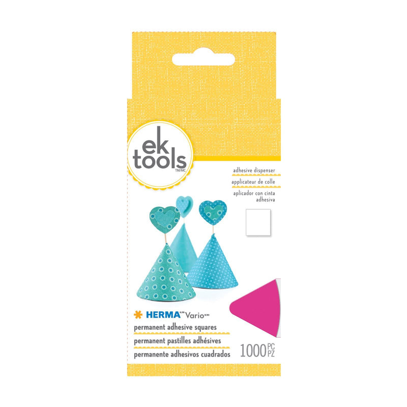 Load image into Gallery viewer, Ek tools • permanente lijmdispenser vierkant roze 1000pcs