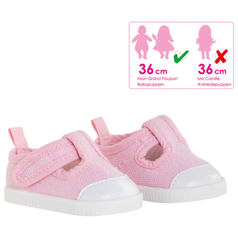 Load image into Gallery viewer, Corolle poppen sneakers roze - babypop accessoires 36cm.