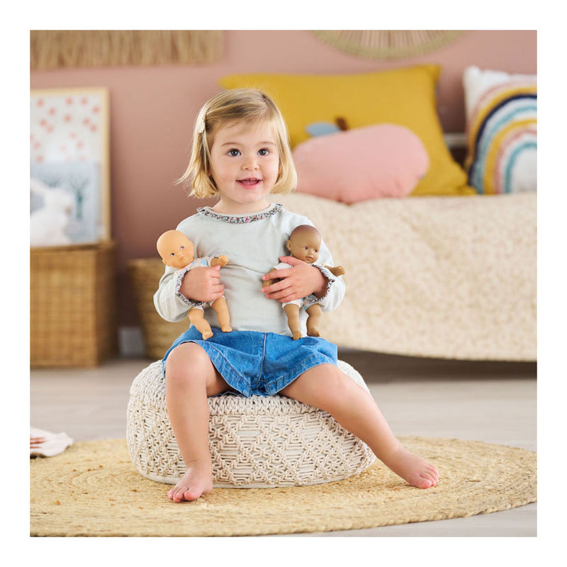 Load image into Gallery viewer, Corolle babypop mini calin konijn blauwe ogen 20cm - vanillegeur.