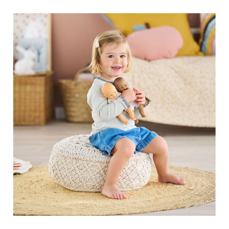 Load image into Gallery viewer, Corolle babypop mini calin konijn blauwe ogen 20cm - vanillegeur.