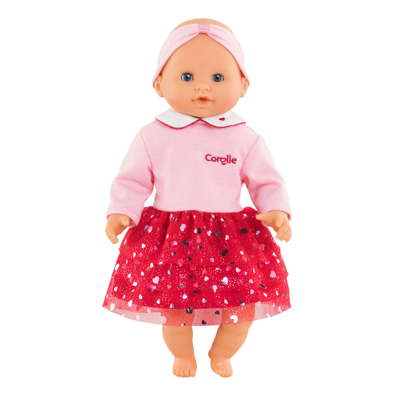 Load image into Gallery viewer, Corolle Mon Poupon Hartjes Jurk en Hoofdband, 30cm
