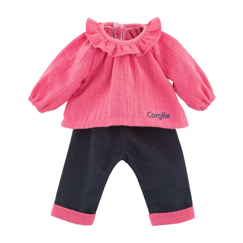 Load image into Gallery viewer, Corolle ma roze blouse en pantalon, 36cm