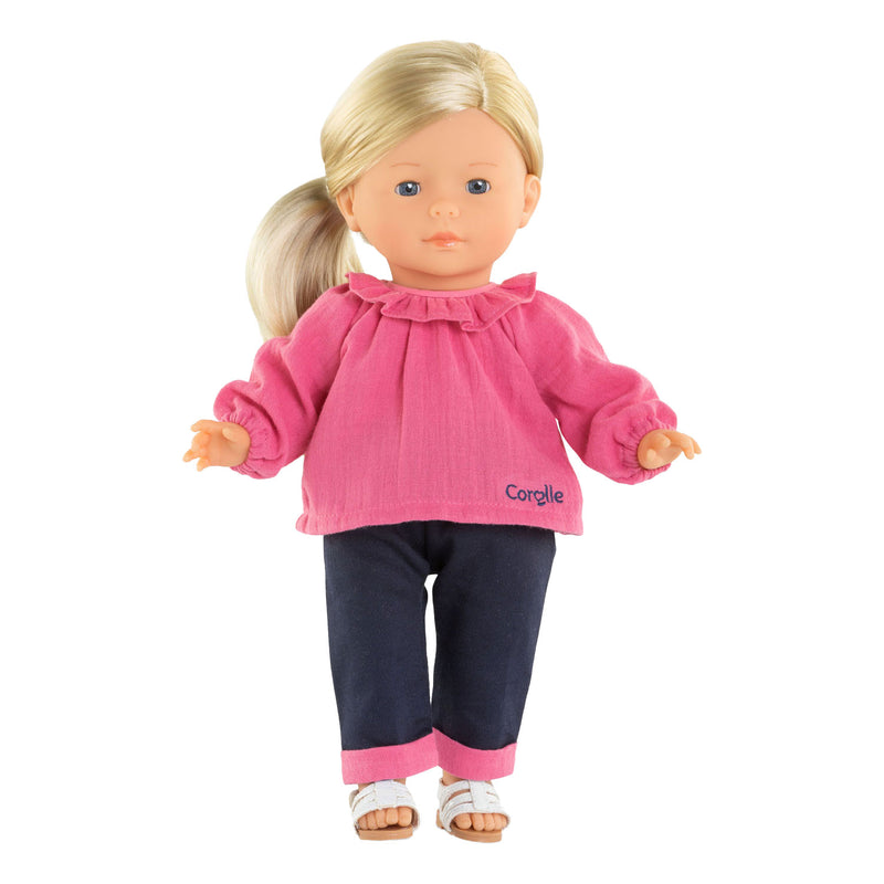 Load image into Gallery viewer, Corolle ma roze blouse en pantalon, 36cm
