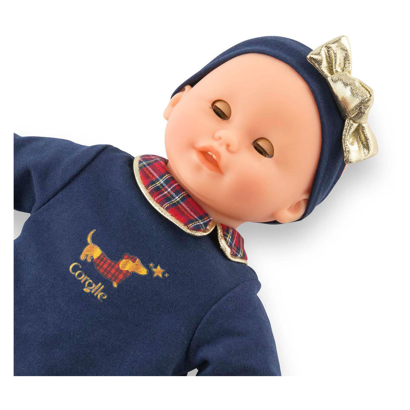 Load image into Gallery viewer, Corolle babypop calin margaux holidays zachte pop 30cm blauw vanillegeur.