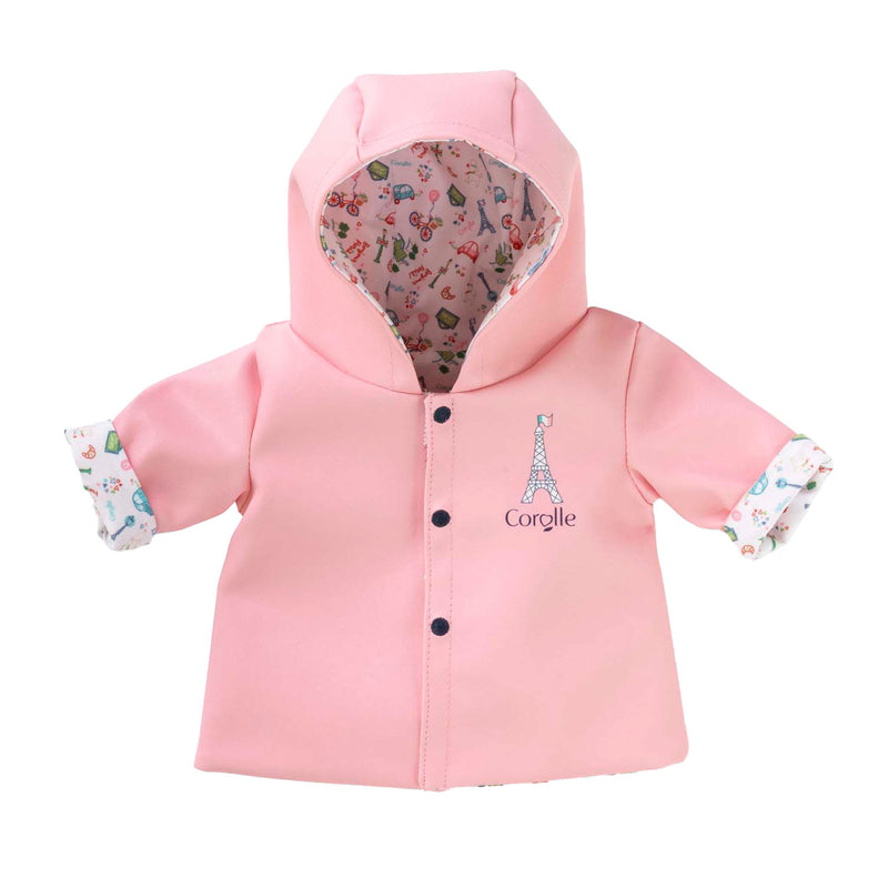 Load image into Gallery viewer, Corolle omkeerbare regenjas voor babypop, 30cm