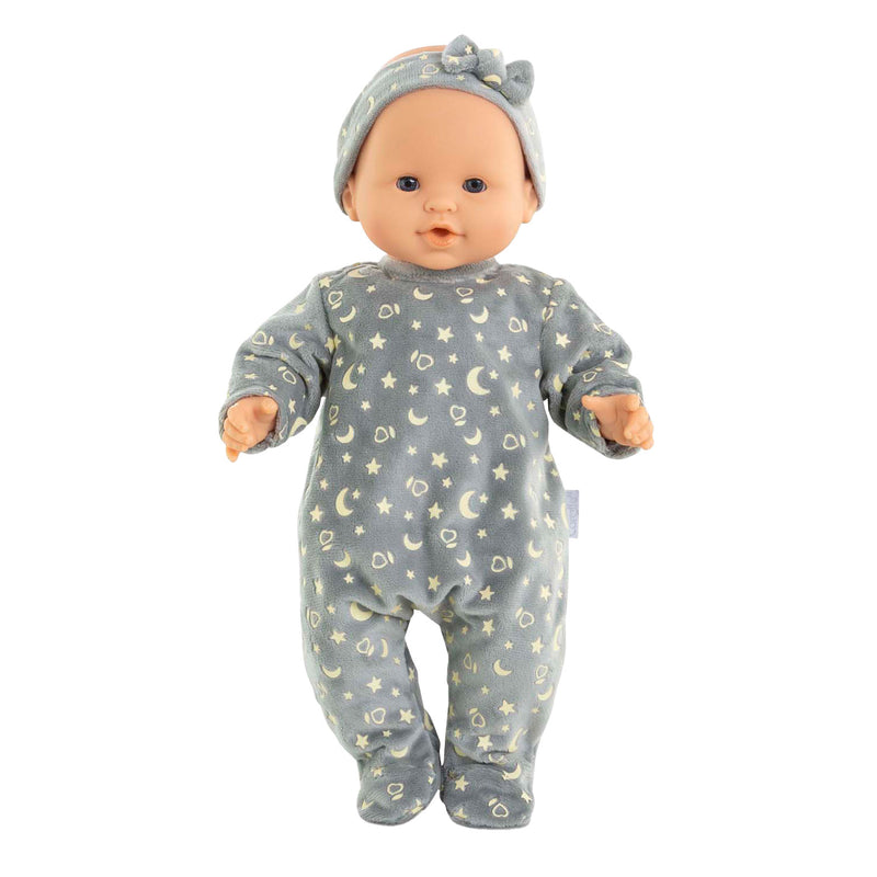 Load image into Gallery viewer, Corolle poppen pyjama glitter in het donker en haarband, 36cm