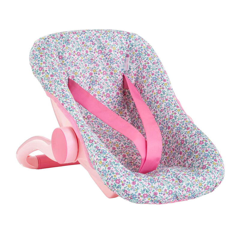 Load image into Gallery viewer, Corolle poppen draagzak bloemen babypop 36cm roze speelgoed.