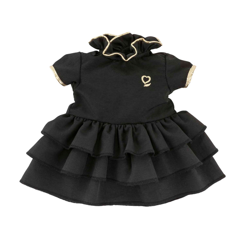 Load image into Gallery viewer, Corolle zwarte jurk voor babypop, 36cm