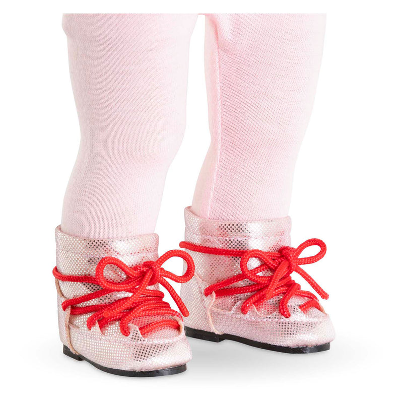 Load image into Gallery viewer, Corolle roze snowboots voor poppen, 36cm