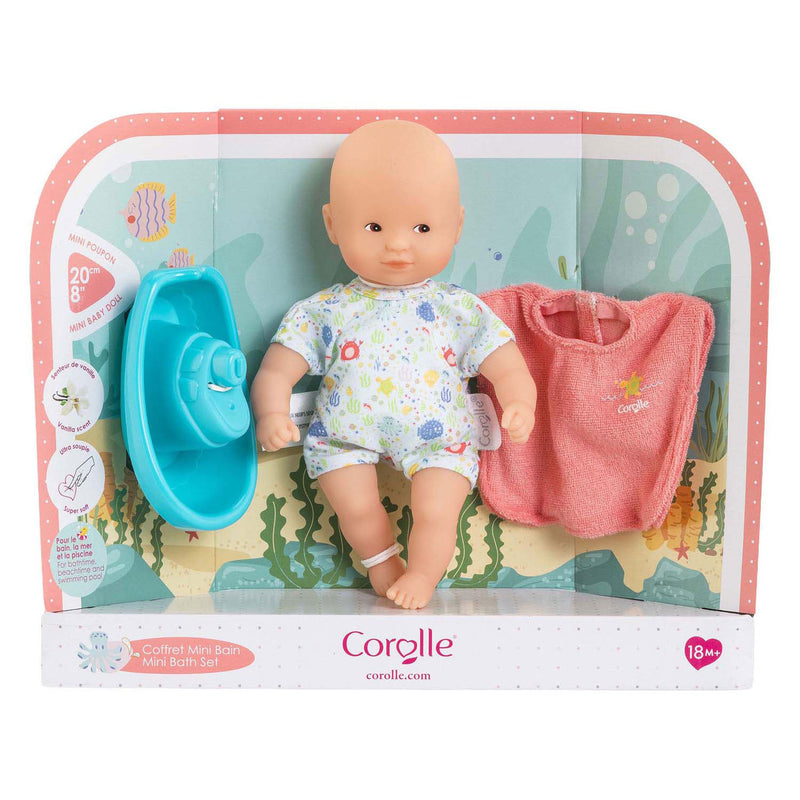 Load image into Gallery viewer, Corolle – mini badset – badpop 20 cm – cape en bootje