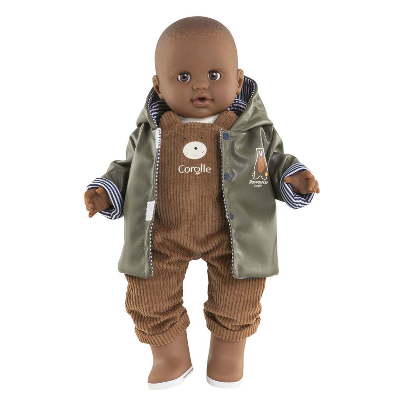 Load image into Gallery viewer, Corolle poppen regenjas - poppenaccessoire 36cm teddybeerprint.