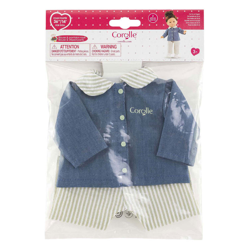 Load image into Gallery viewer, Corolle ma poppenblouse en broek - 36cm