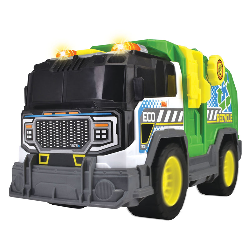 Load image into Gallery viewer, Dickie recyclewagen met licht en geluid