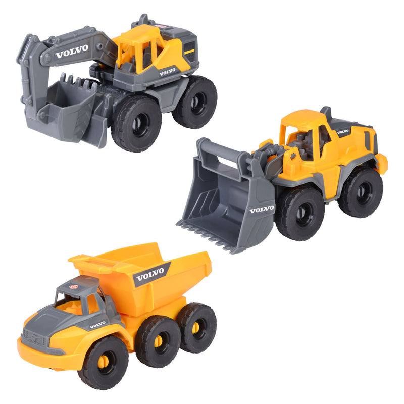 Load image into Gallery viewer, Dickie volvo constructie werkvoertuigen speelset, 3dlg.