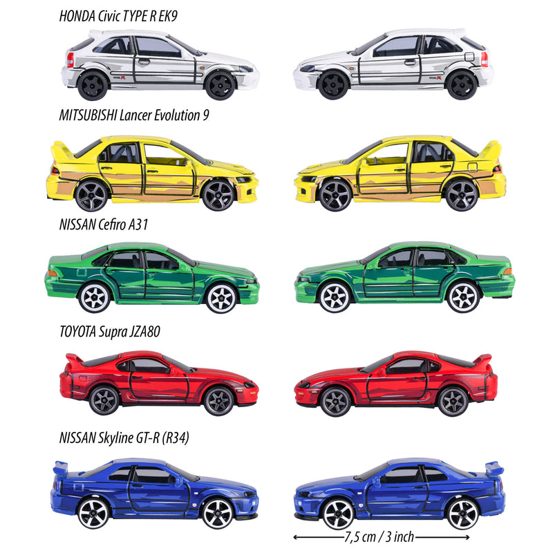 Load image into Gallery viewer, Majorette japan series die-cast auto's giftpack, 5st.