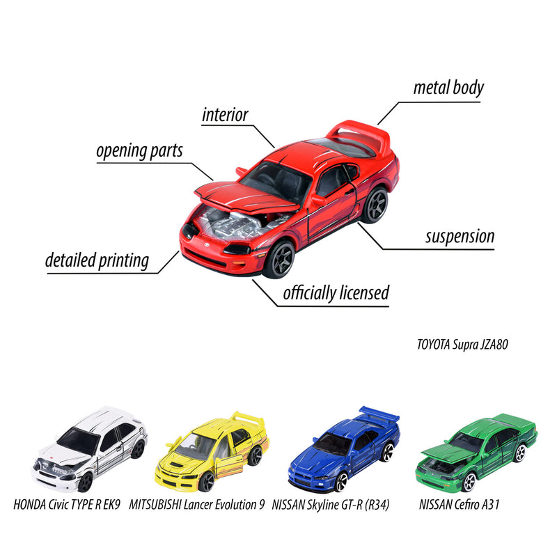 Load image into Gallery viewer, Majorette japan series die-cast auto's giftpack, 5st.