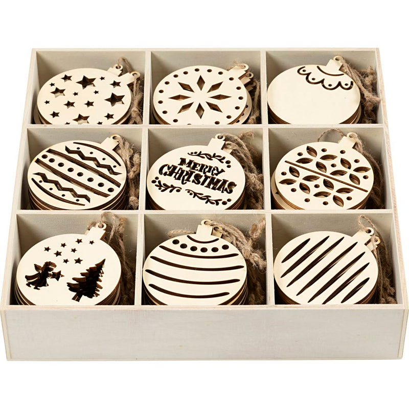 Afbeelding laden in galerijviewer, Https: www.cchobby.nl kerstdecoratie-afm-7-9-cm-dikte-4-mm-90-stuk-1-doos