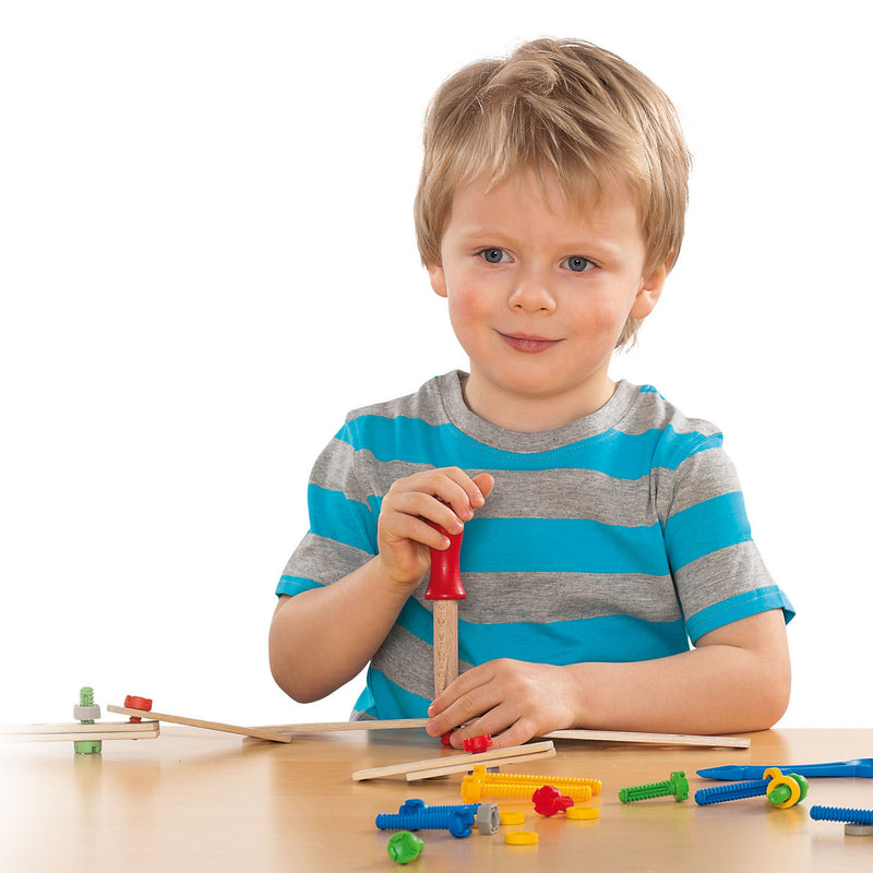 Afbeelding laden in galerijviewer, Eichhorn heros constructor startset buggy 50 stuks
