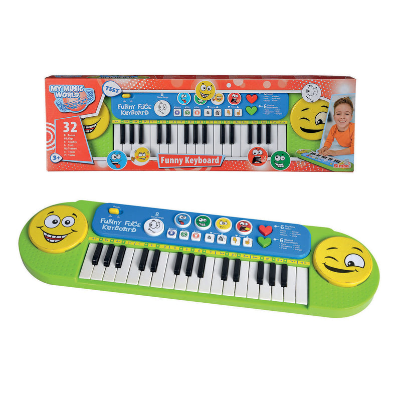Load image into Gallery viewer, Simba My Music World Smiley Keyboard