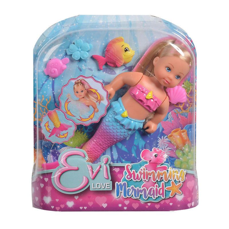 Load image into Gallery viewer, Evi love zwemmende zeemeermin pop - voor in bad - vanaf 3 jaar