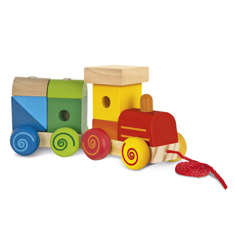 Load image into Gallery viewer, Eichhorn houten trein, 11dlg.