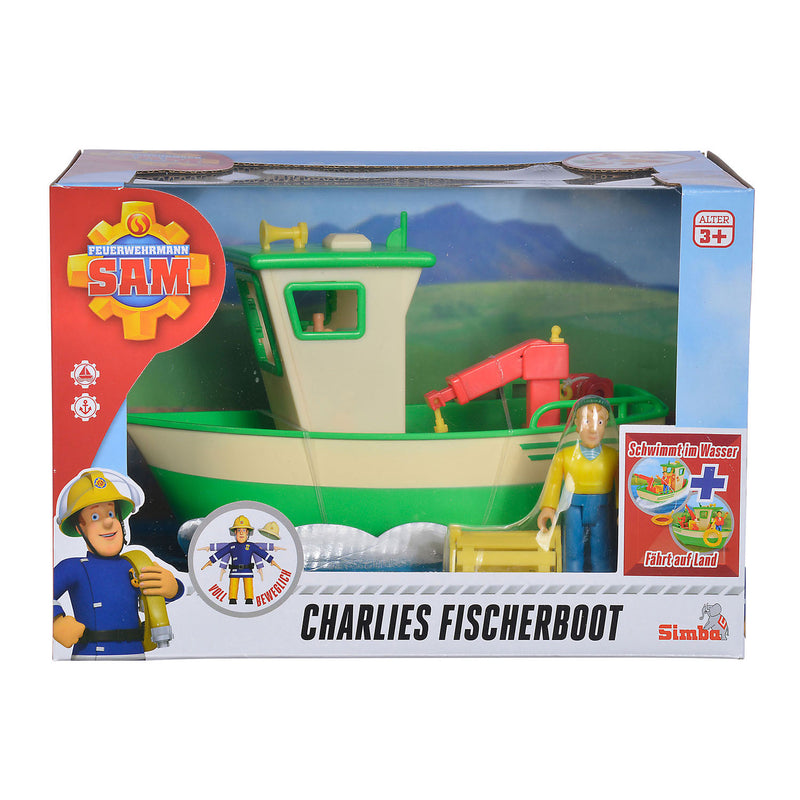 Load image into Gallery viewer, Simba brandweerman sam charlie's vissersboot