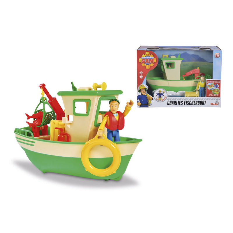 Load image into Gallery viewer, Simba brandweerman sam charlie's vissersboot