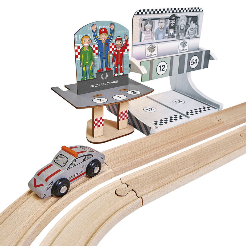 Load image into Gallery viewer, Eichhorn Houten Porsche Race Set, 14dlg.
