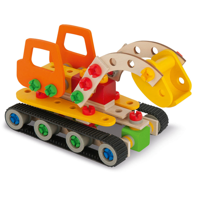 Load image into Gallery viewer, Eichhorn constructor rupsgraafmachine bouwspeelgoed 170-delig fsc hout.