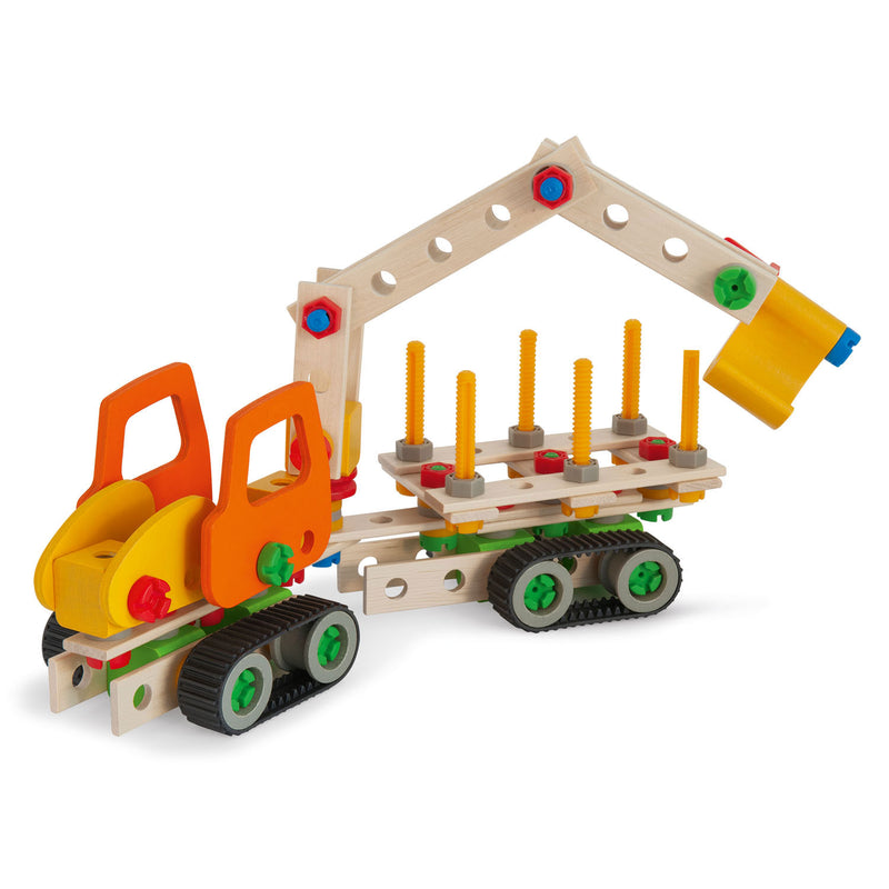 Load image into Gallery viewer, Eichhorn constructor rupsgraafmachine bouwspeelgoed 170-delig fsc hout.