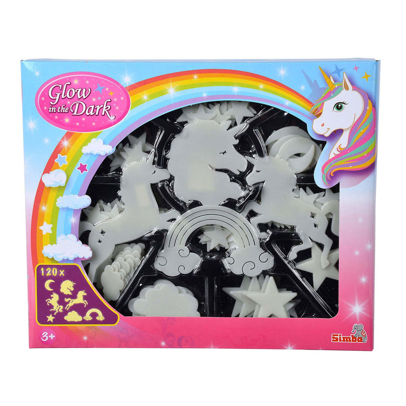 Load image into Gallery viewer, Simba Glow in the Dark Eenhoorn Set 120dlg.