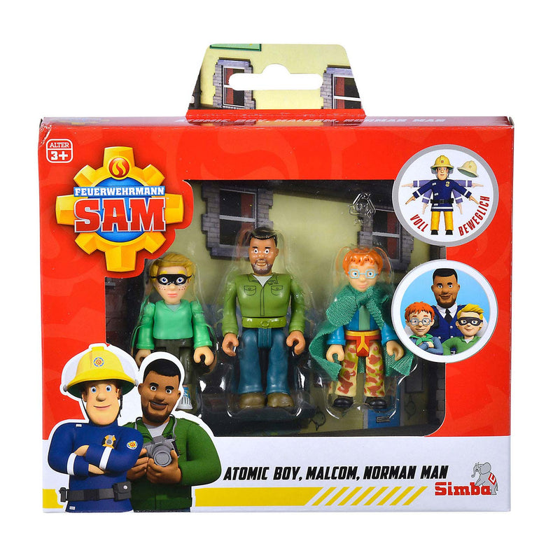 Load image into Gallery viewer, Simba brandweerman sam superhero speelfiguren, 3st.