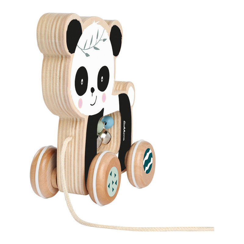 Load image into Gallery viewer, Eichhorn houten trekdier panda