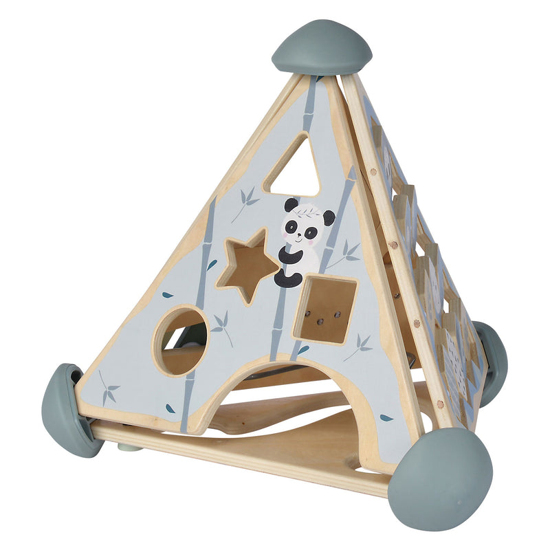 Load image into Gallery viewer, Eichhorn houten activiteitencentrum piramide