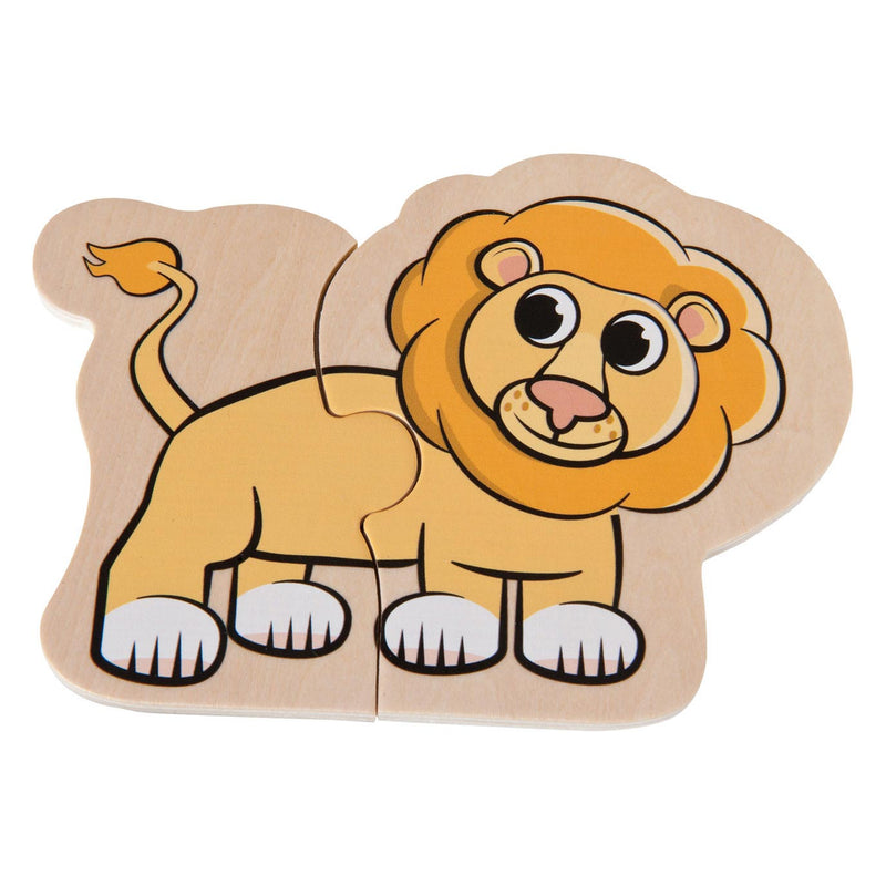 Load image into Gallery viewer, Eichhorn houten dierenpuzzel - educatief speelgoed fsc hout 16 stukjes.