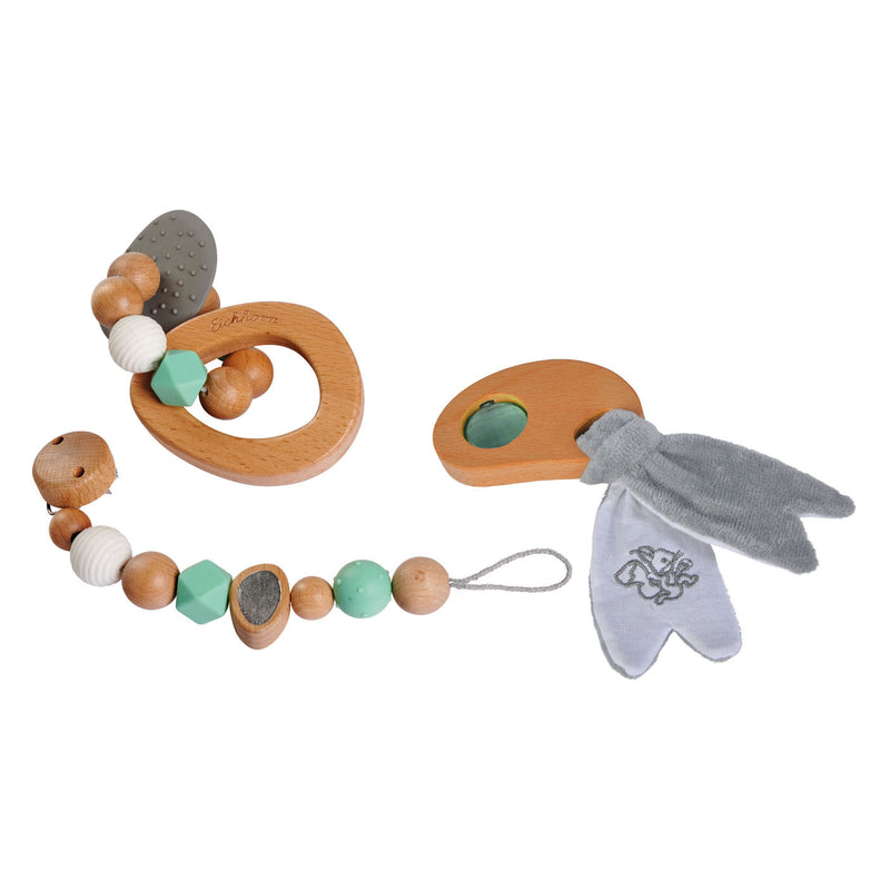 Load image into Gallery viewer, Eichhorn baby pure houten cadeauset, 3dlg.